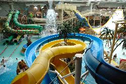 Enjoy a tropical paradise at the Sandcastle Waterpark